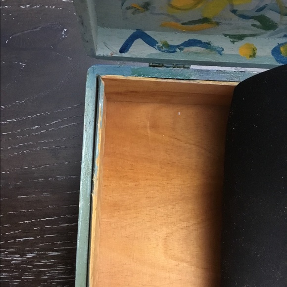 Hand painted cigar box Mexico - Picture 8 of 11